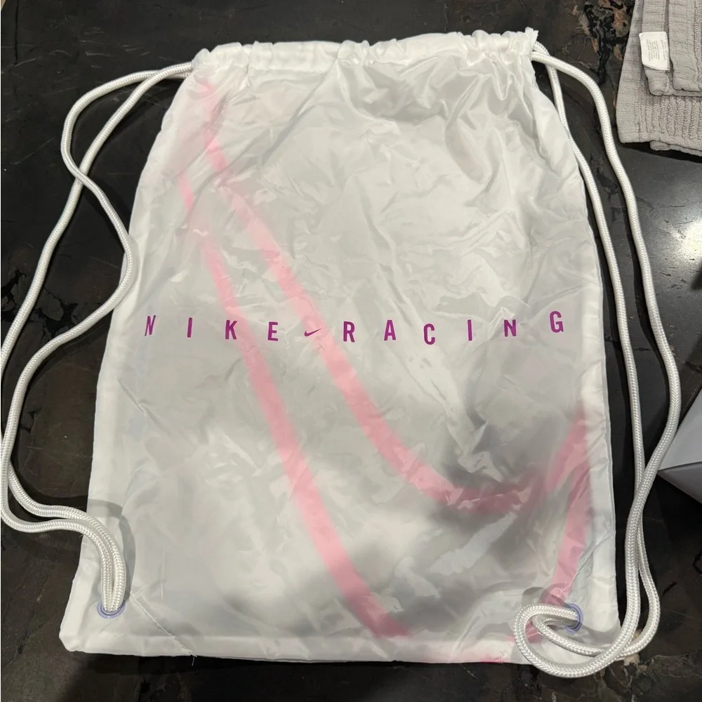 Nike White and Pink Athletic Shoes - Picture 3 of 5